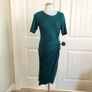Faux Wrap Maternity Dress